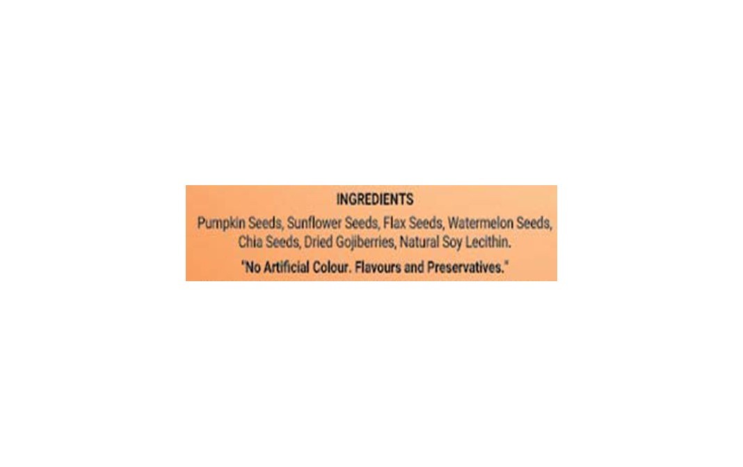 True Elements Antioxidant Mix Roasted Sunflower, Pumpkin, Flax, Watermelon, Chia & Gojiberries   Pack  125 grams